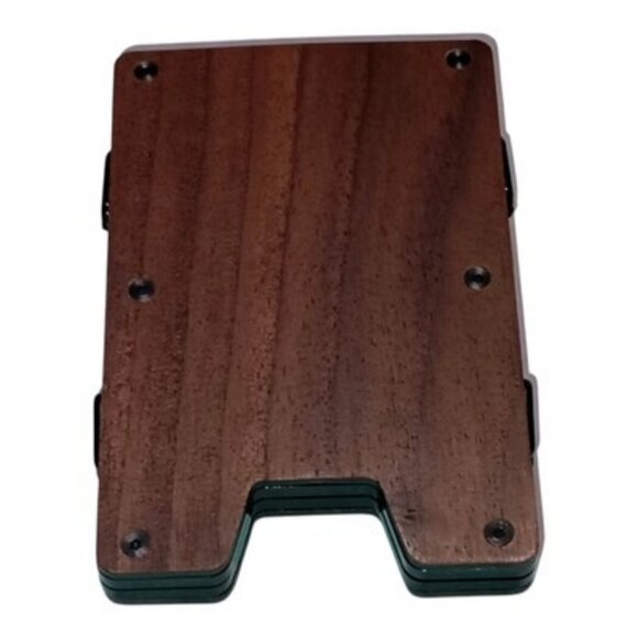 Sorax Minimalist Slim Wallet RFID Blocking Faux Wood - Picture 16 of 16